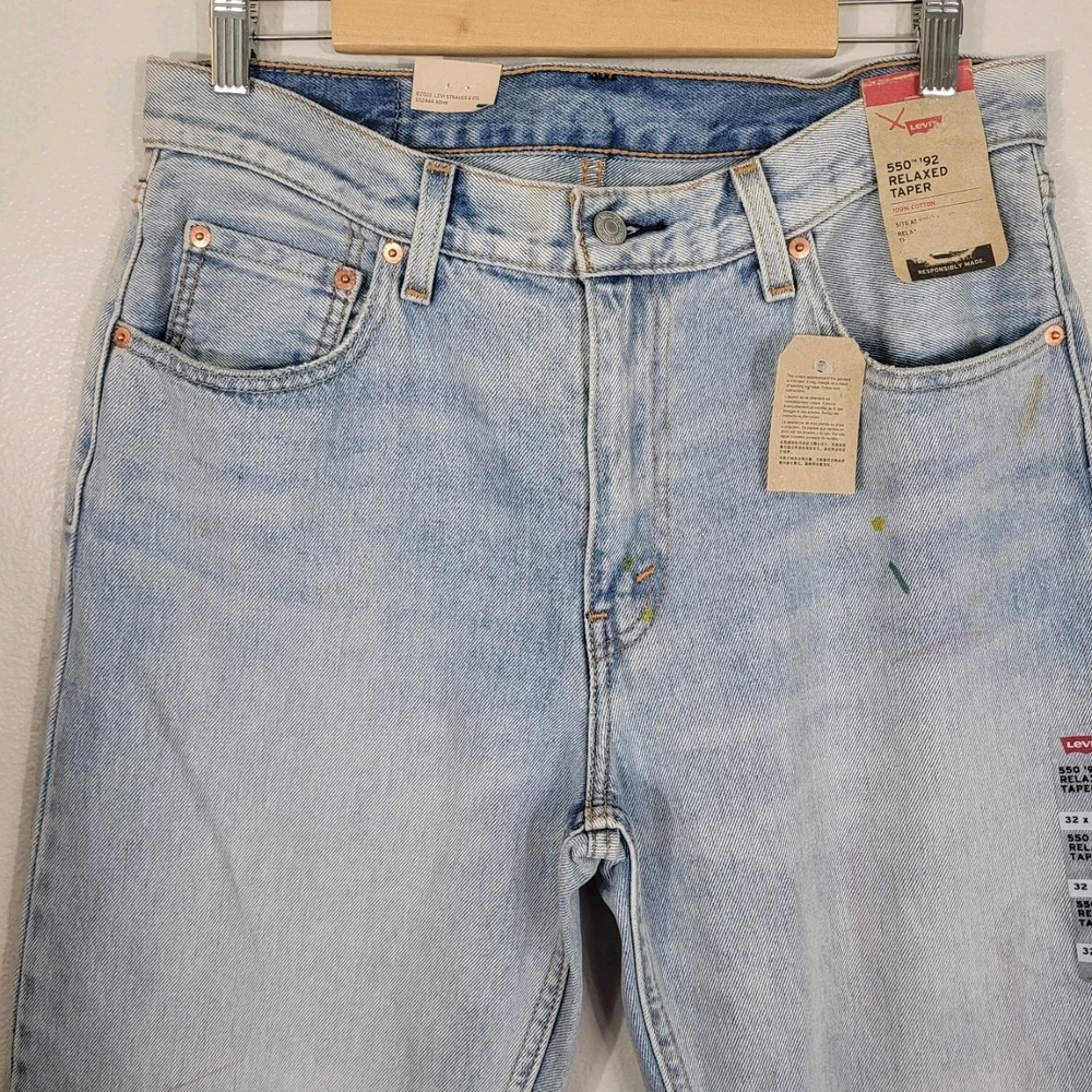 Levi's 550 "ARTIST" Mom Jeans Relaxed Taper High Waist